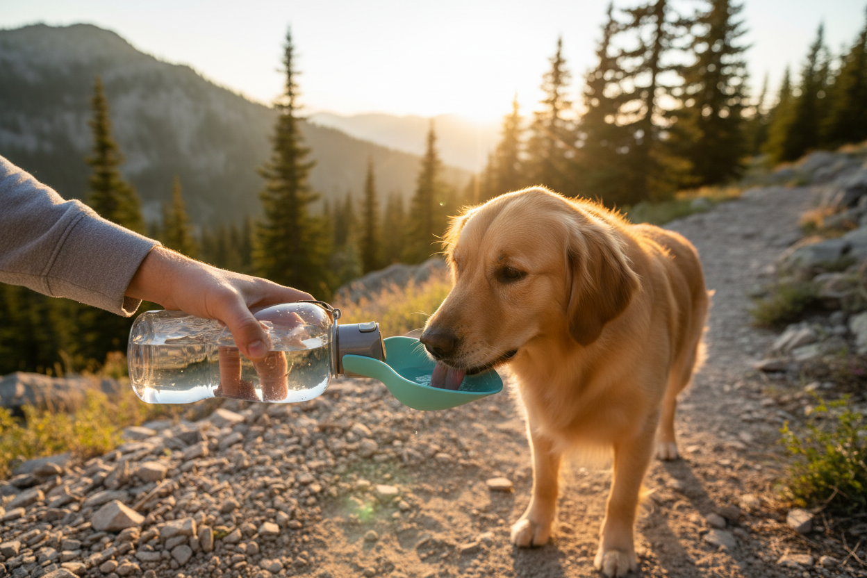 Dog Water Bottle - Hiking Trail